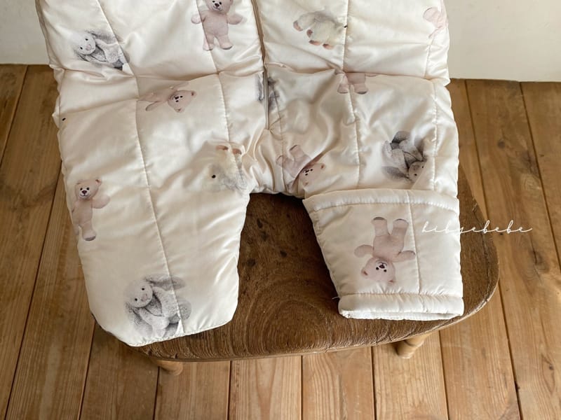 HI BYEBEBE - Korean Children Fashion - #Kfashion4kids - Zoo Padding Bodysuit - 5
