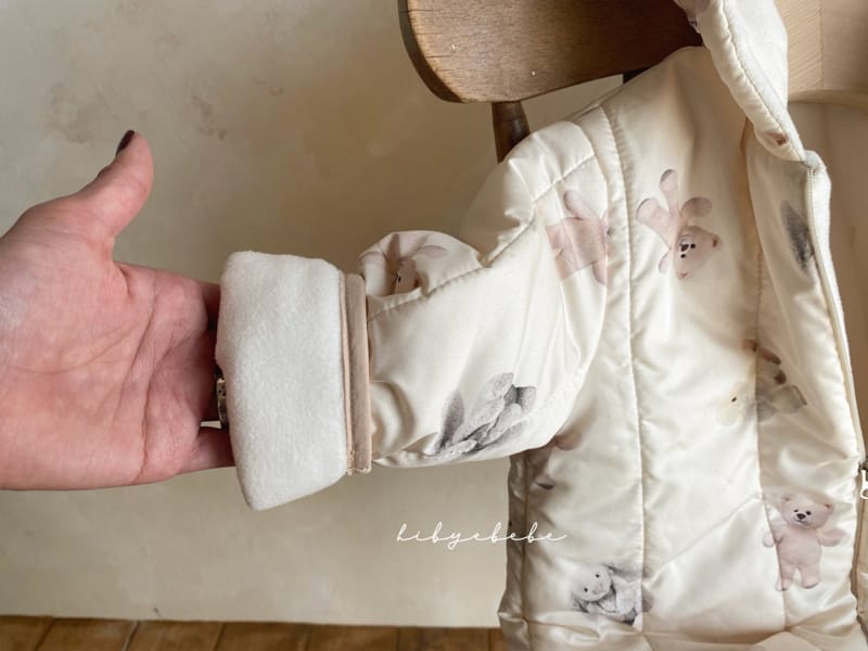 HI BYEBEBE - Korean Children Fashion - #Kfashion4kids - Zoo Padding Bodysuit - 6