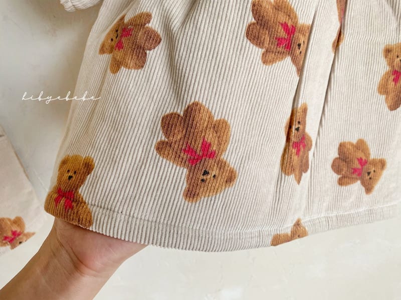 HI BYEBEBE - Korean Children Fashion - #Kfashion4kids - Gordeng Bear Padding One-piece - 4