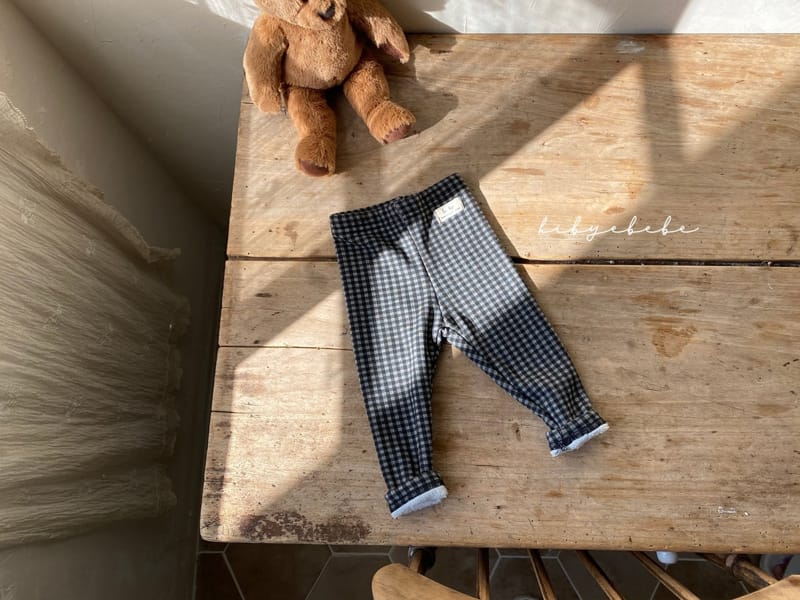 HI BYEBEBE - Korean Children Fashion - #Kfashion4kids - Check Mink Leggings - 4