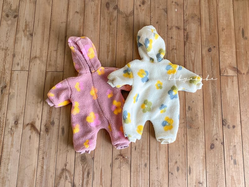 HI BYEBEBE - Korean Children Fashion - #Kfashion4kids - Flower Dumble Bodysuit - 2