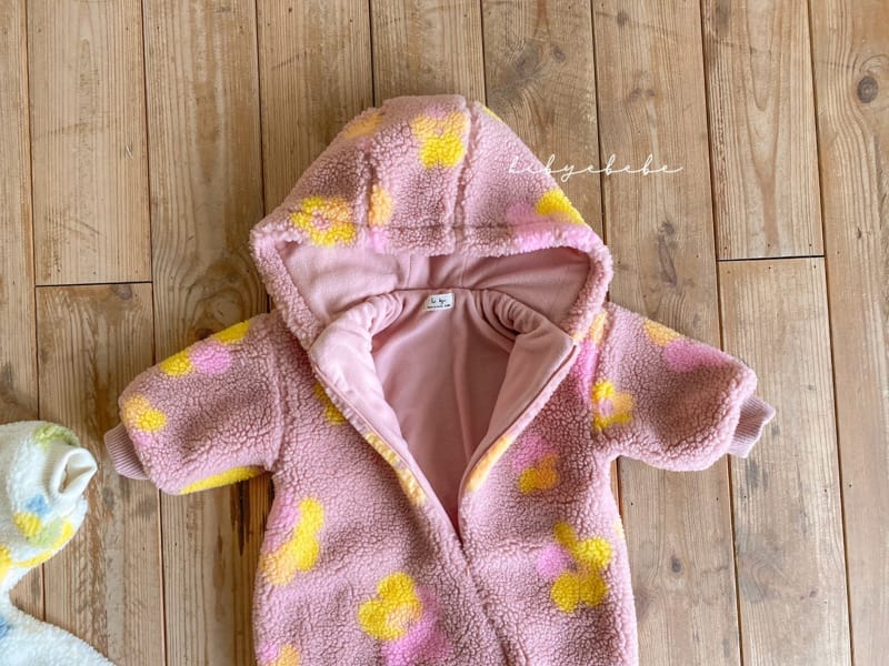 HI BYEBEBE - Korean Children Fashion - #Kfashion4kids - Flower Dumble Bodysuit - 4
