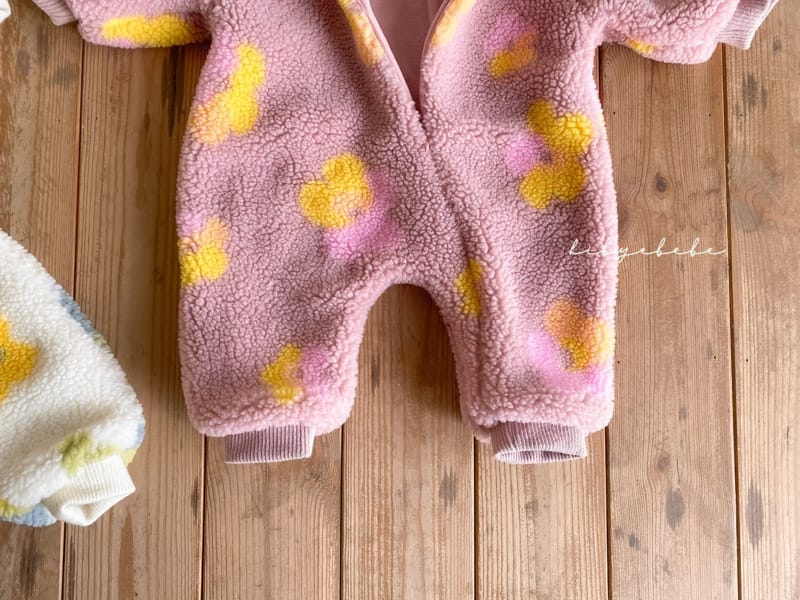 HI BYEBEBE - Korean Children Fashion - #Kfashion4kids - Flower Dumble Bodysuit - 5
