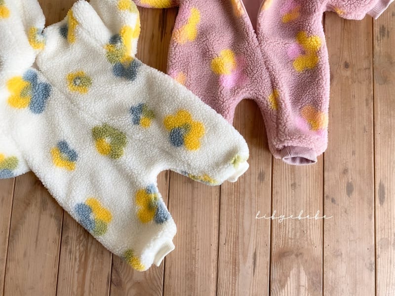 HI BYEBEBE - Korean Children Fashion - #Kfashion4kids - Flower Dumble Bodysuit - 6