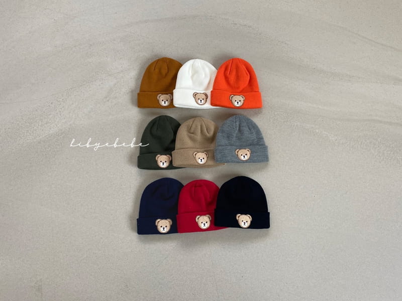 HI BYEBEBE - Korean Children Fashion - #Kfashion4kids - Bear Embroidery Knit Beanie - 2