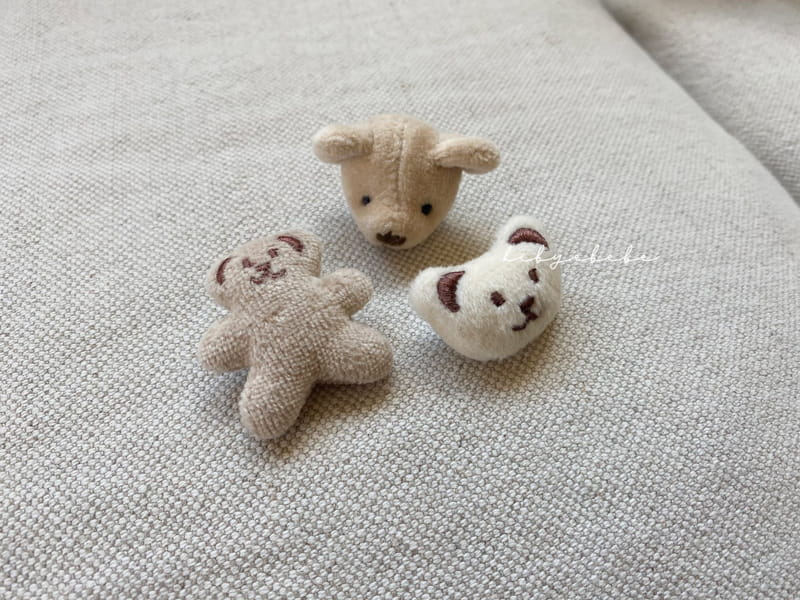 HI BYEBEBE - Korean Children Fashion - #Kfashion4kids - Bear Wappen [set of 3]
