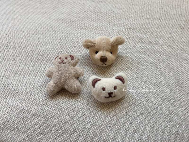 HI BYEBEBE - Korean Children Fashion - #Kfashion4kids - Bear Wappen [set of 3] - 2