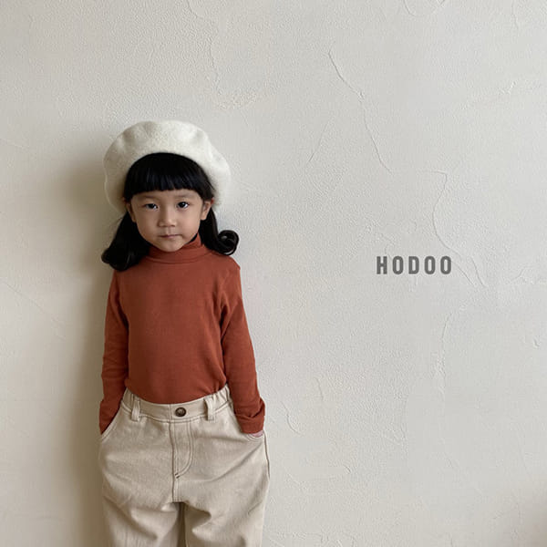 HODOO - Korean Children Fashion - #Kfashion4kids - Marlang Turtleneck Tee - 4