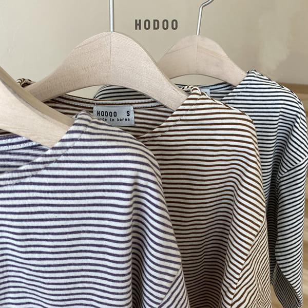 HODOO - Korean Children Fashion - #Kfashion4kids - Colli Stripes Tee