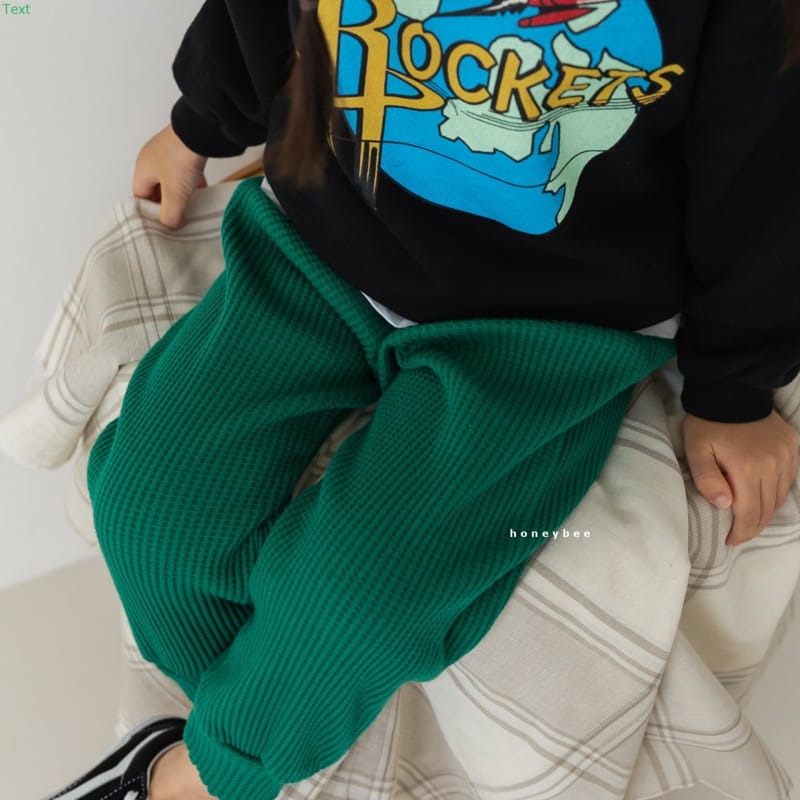 HONEYBEE - Korean Children Fashion - #Kfashion4kids - Waffle Jogger Pants - 2
