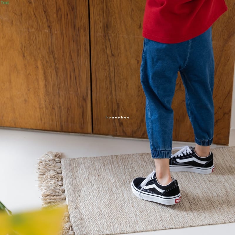 HONEYBEE - Korean Children Fashion - #Kfashion4kids - Denim Jogger Pants