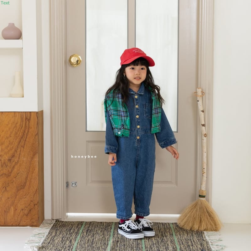 HONEYBEE - Korean Children Fashion - #Kfashion4kids - Denim Jumpsuit