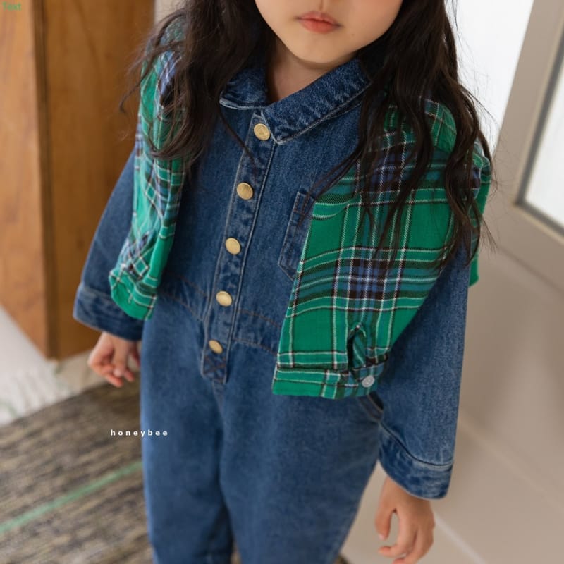 HONEYBEE - Korean Children Fashion - #Kfashion4kids - Denim Jumpsuit - 3