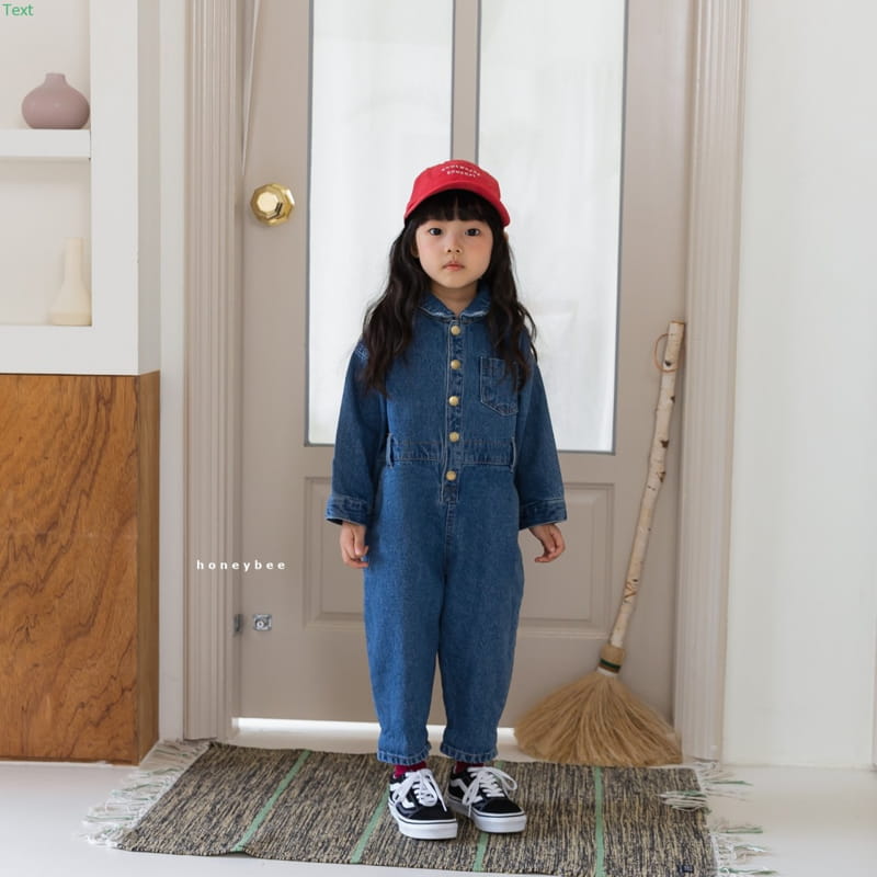 HONEYBEE - Korean Children Fashion - #Kfashion4kids - Denim Jumpsuit - 5