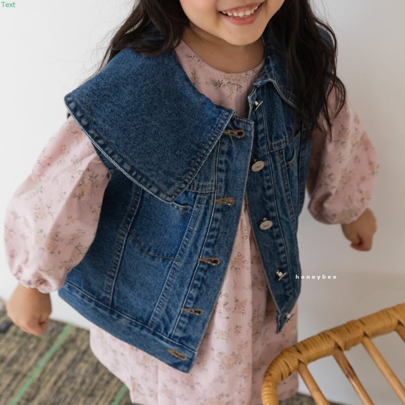 HONEYBEE - Korean Children Fashion - #Kfashion4kids - Denim Vest - 11