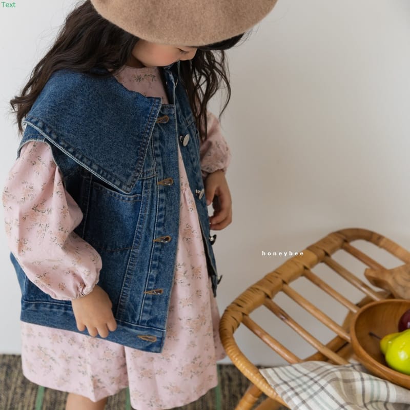 HONEYBEE - Korean Children Fashion - #Kfashion4kids - Denim Vest - 12