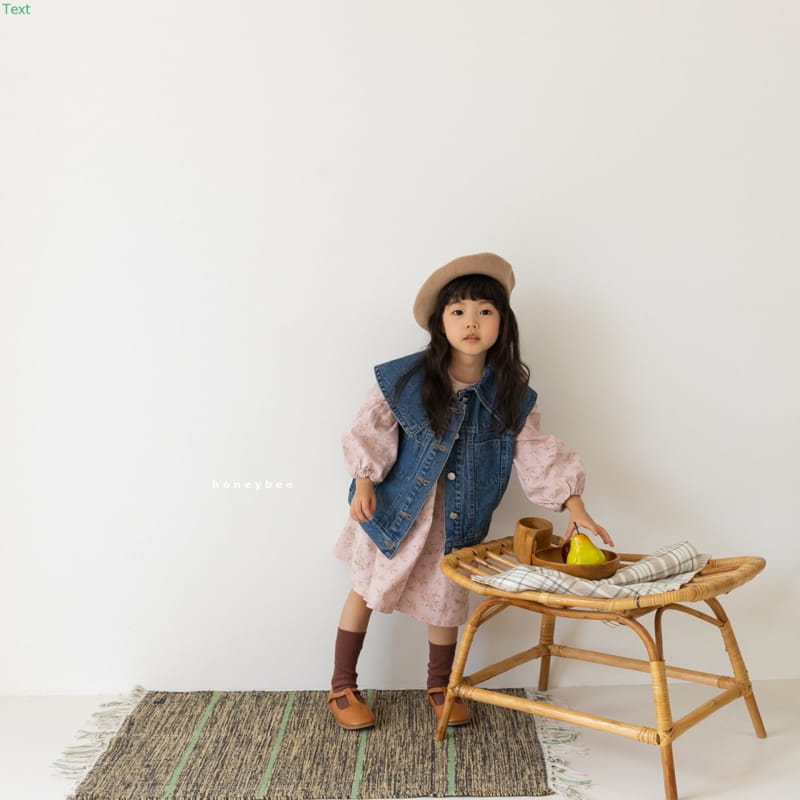 HONEYBEE - Korean Children Fashion - #Kfashion4kids - Denim Vest - 4