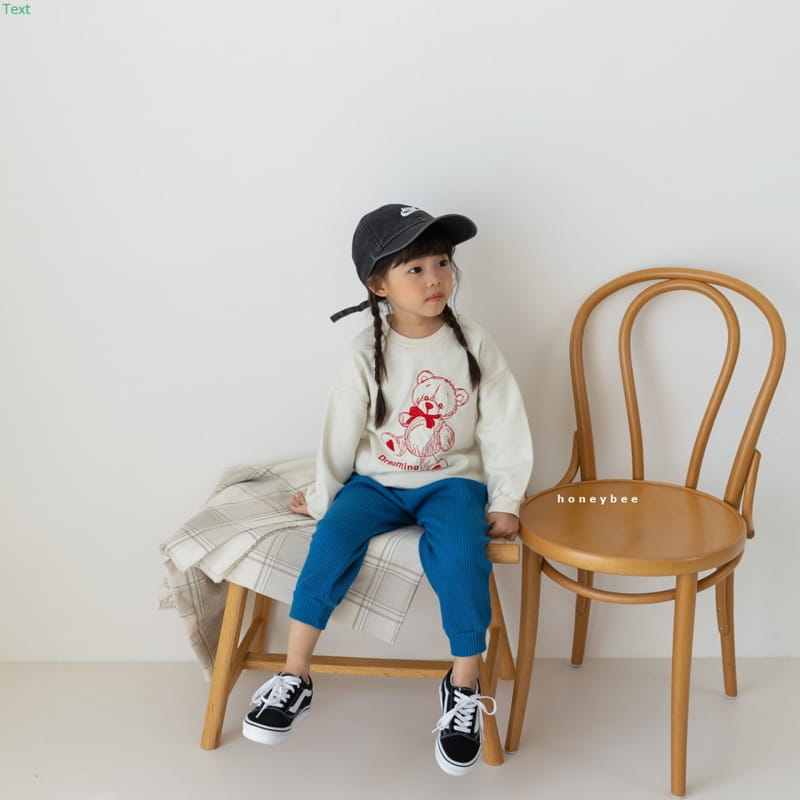 HONEYBEE - Korean Children Fashion - #Kfashion4kids - Bear Embroidery Tee - 10