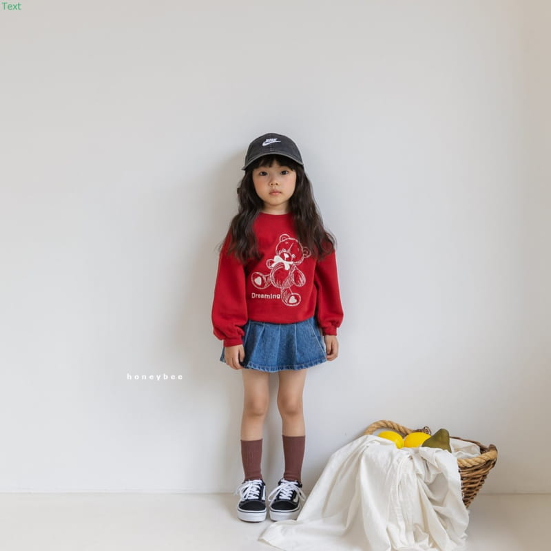 HONEYBEE - Korean Children Fashion - #Kfashion4kids - Bear Embroidery Tee - 2