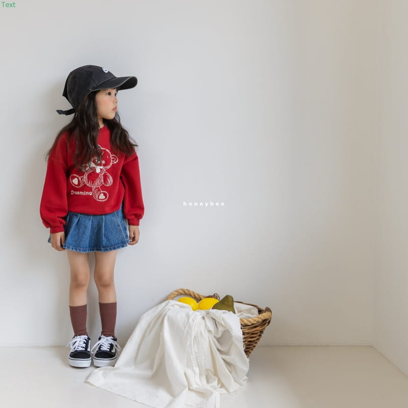 HONEYBEE - Korean Children Fashion - #Kfashion4kids - Bear Embroidery Tee - 3