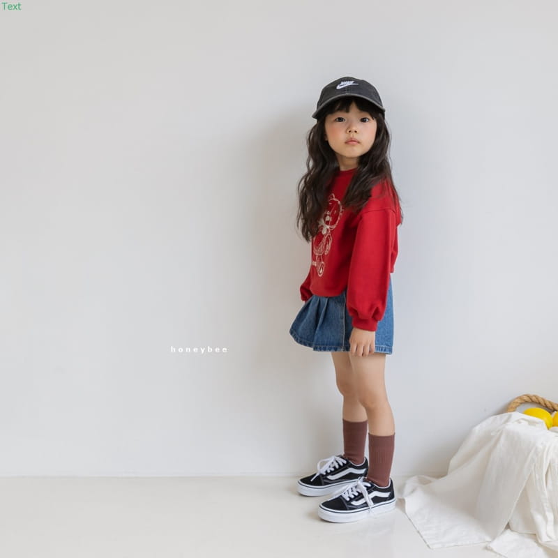 HONEYBEE - Korean Children Fashion - #Kfashion4kids - Bear Embroidery Tee - 4