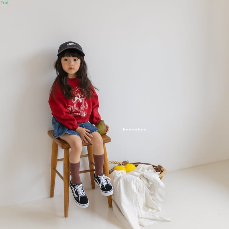 HONEYBEE - Korean Children Fashion - #Kfashion4kids - Bear Embroidery Tee - 7