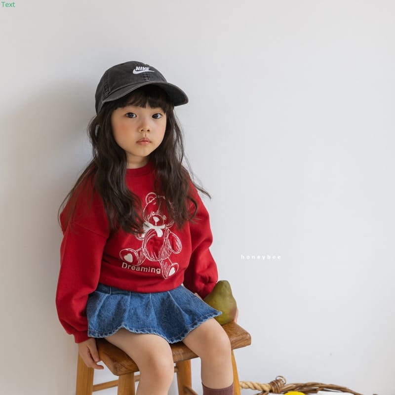 HONEYBEE - Korean Children Fashion - #Kfashion4kids - Bear Embroidery Tee - 8