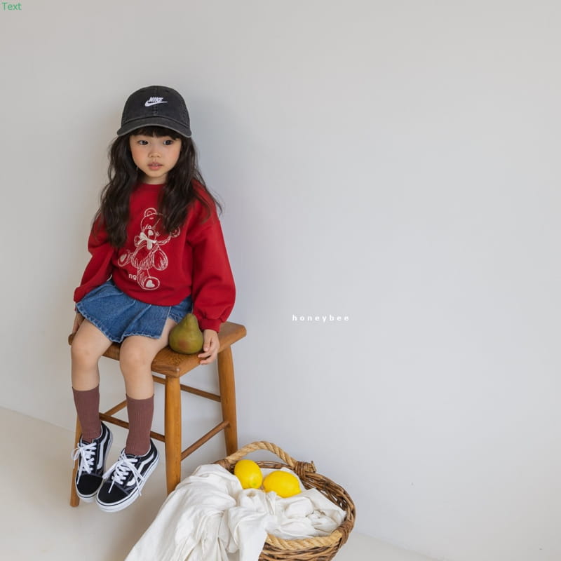 HONEYBEE - Korean Children Fashion - #Kfashion4kids - Bear Embroidery Tee - 9