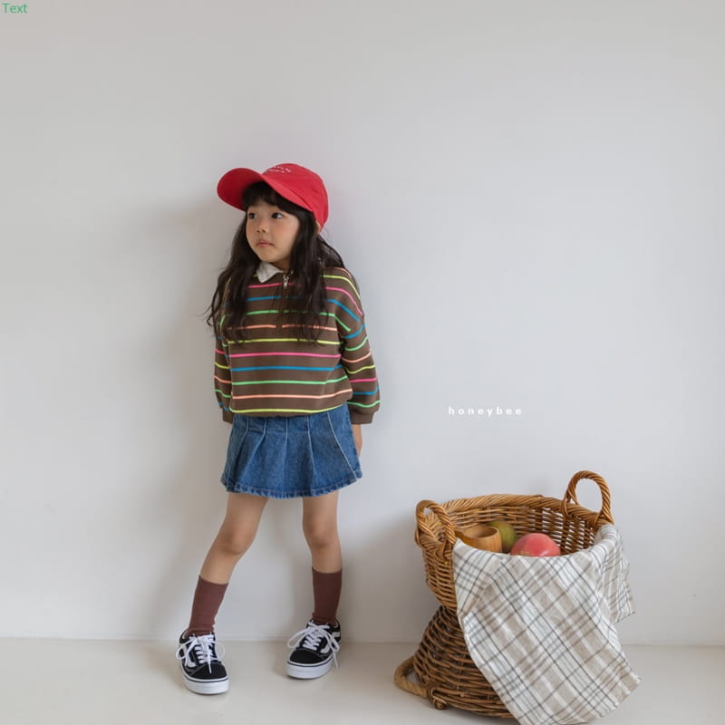 HONEYBEE - Korean Children Fashion - #Kfashion4kids - Stripe Zip-up Top - 4