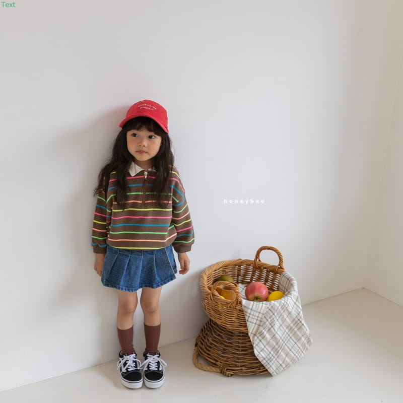 HONEYBEE - Korean Children Fashion - #Kfashion4kids - Stripe Zip-up Top - 5