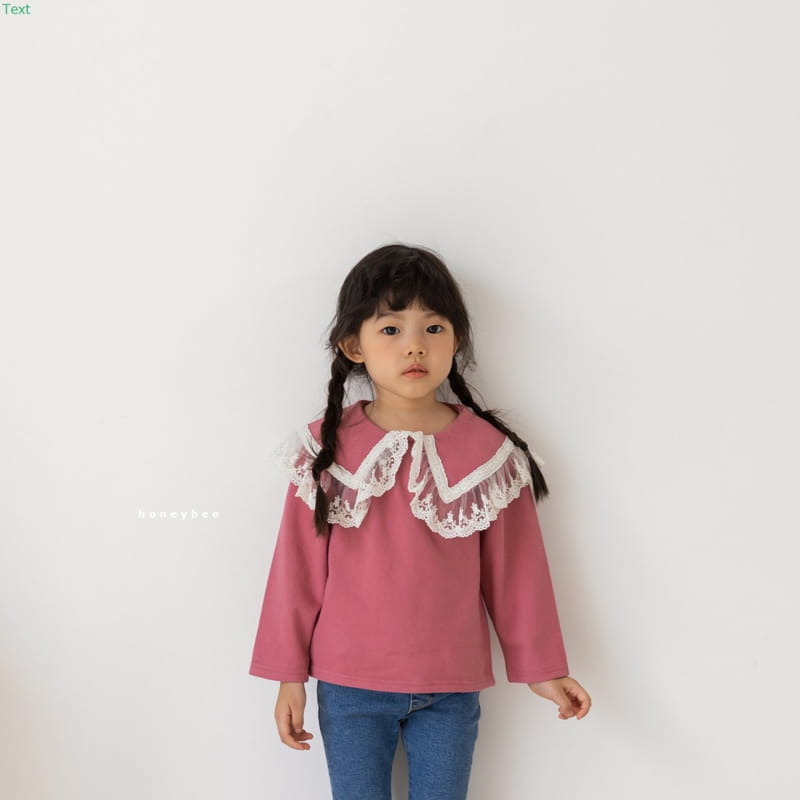 HONEYBEE - Korean Children Fashion - #Kfashion4kids - Lace Collar Tee - 10