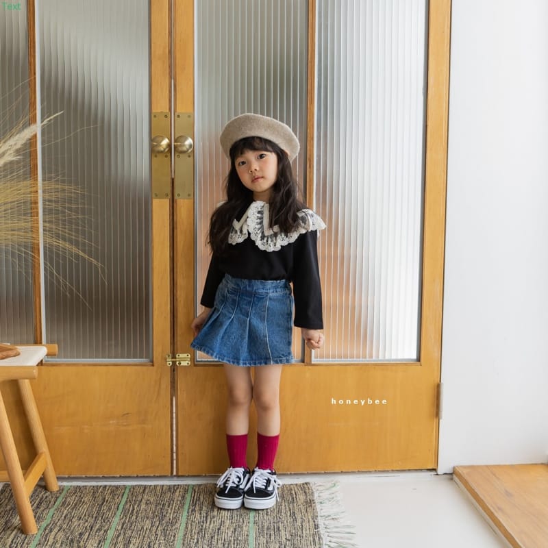 HONEYBEE - Korean Children Fashion - #Kfashion4kids - Lace Collar Tee - 2