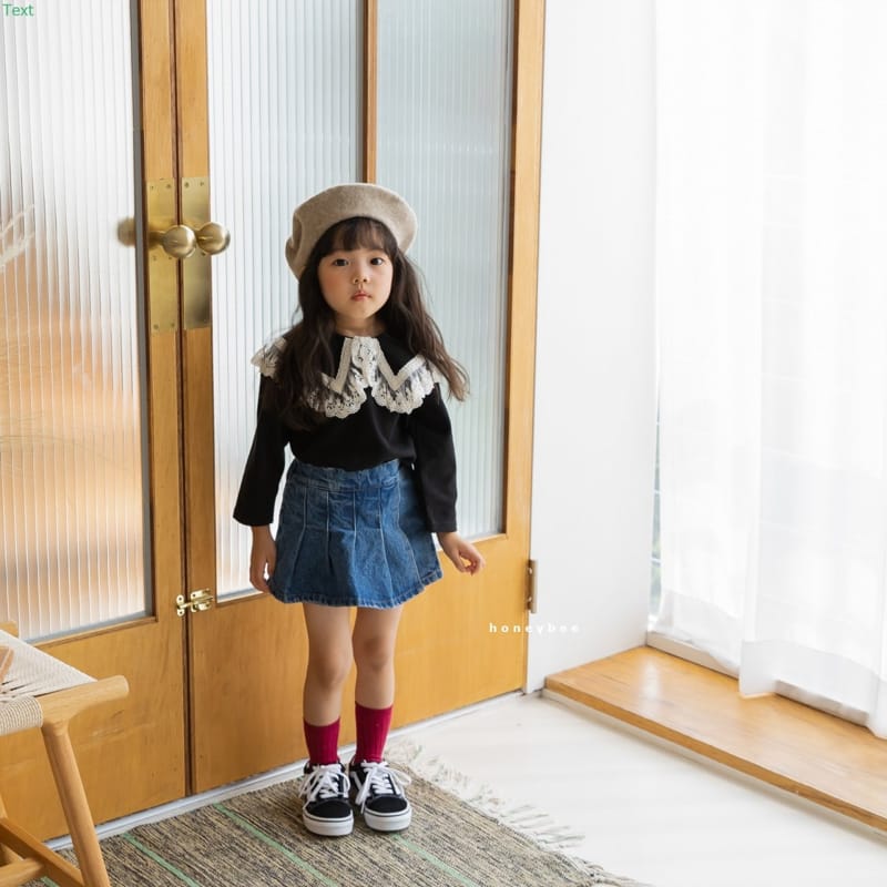 HONEYBEE - Korean Children Fashion - #Kfashion4kids - Lace Collar Tee - 6