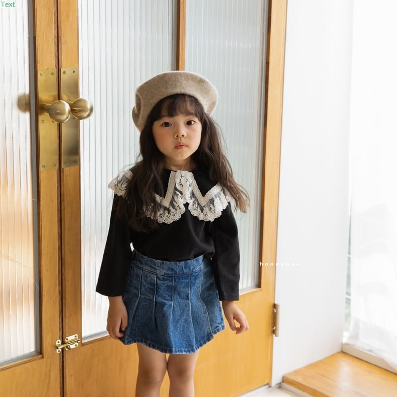 HONEYBEE - Korean Children Fashion - #Kfashion4kids - Lace Collar Tee - 7