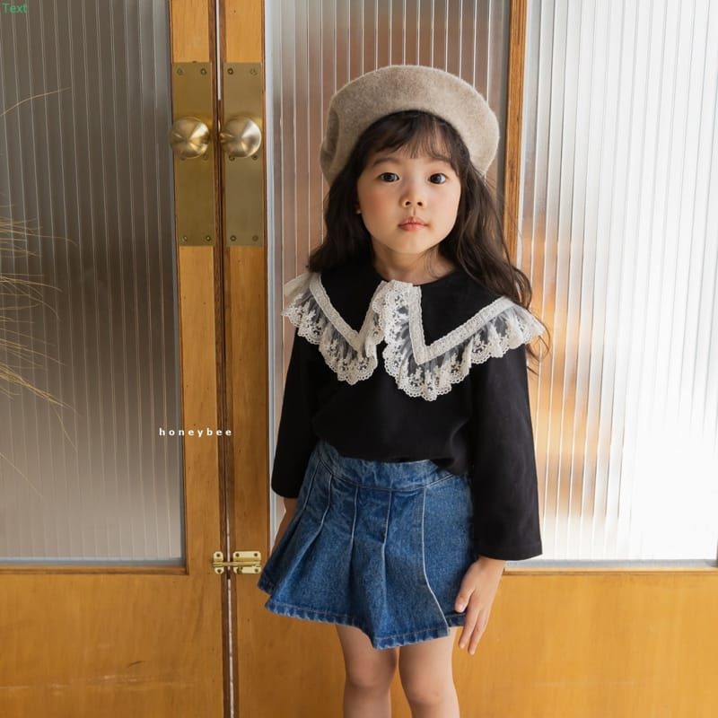HONEYBEE - Korean Children Fashion - #Kfashion4kids - Lace Collar Tee - 8