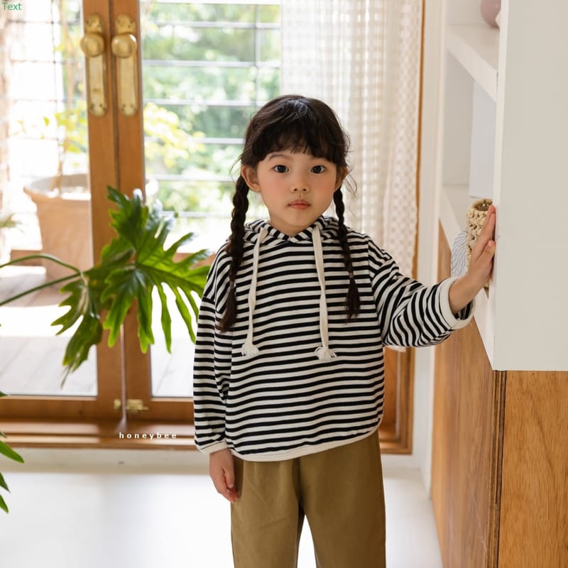 HONEYBEE - Korean Children Fashion - #Kfashion4kids - Stripe Hoody - 8