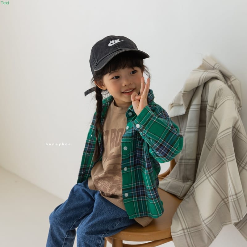 HONEYBEE - Korean Children Fashion - #Kfashion4kids - Check Shirt - 4