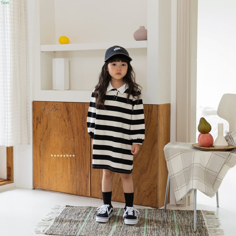 HONEYBEE - Korean Children Fashion - #Kfashion4kids - Collar One-piece
