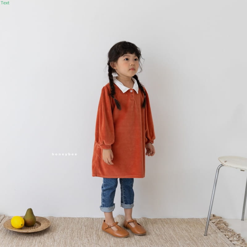 HONEYBEE - Korean Children Fashion - #Kfashion4kids - Collar One-piece - 11