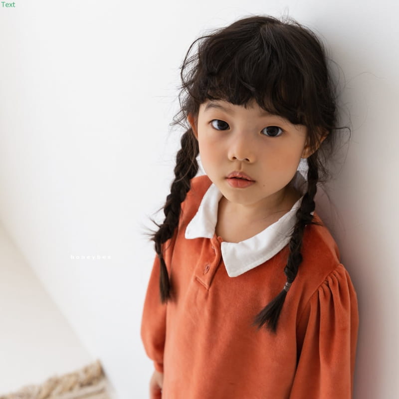 HONEYBEE - Korean Children Fashion - #Kfashion4kids - Collar One-piece - 12