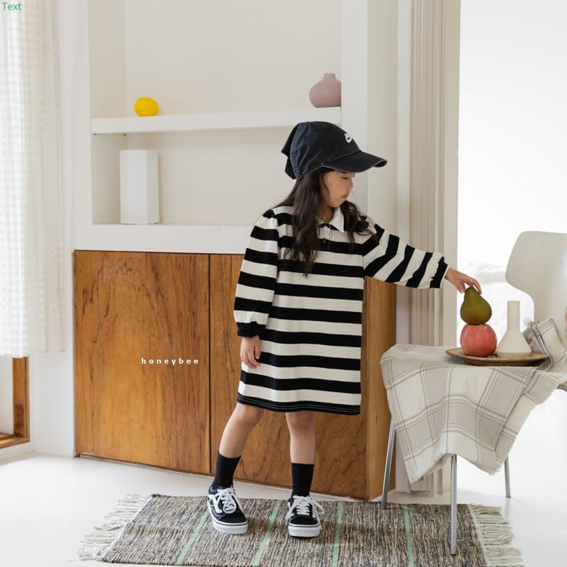 HONEYBEE - Korean Children Fashion - #Kfashion4kids - Collar One-piece - 2