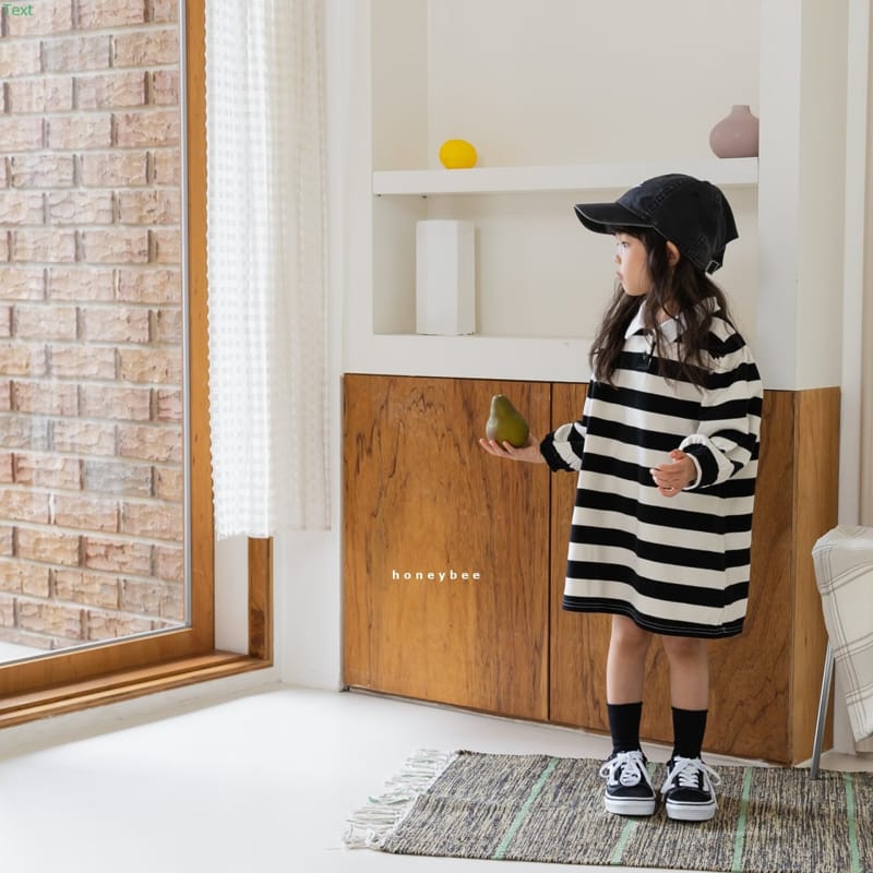 HONEYBEE - Korean Children Fashion - #Kfashion4kids - Collar One-piece - 3