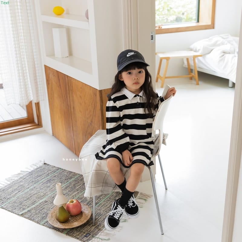 HONEYBEE - Korean Children Fashion - #Kfashion4kids - Collar One-piece - 9
