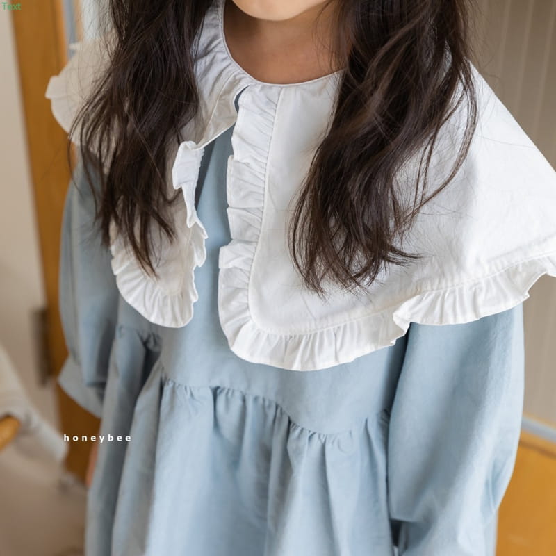 HONEYBEE - Korean Children Fashion - #Kfashion4kids - Big Collar One-piece - 3
