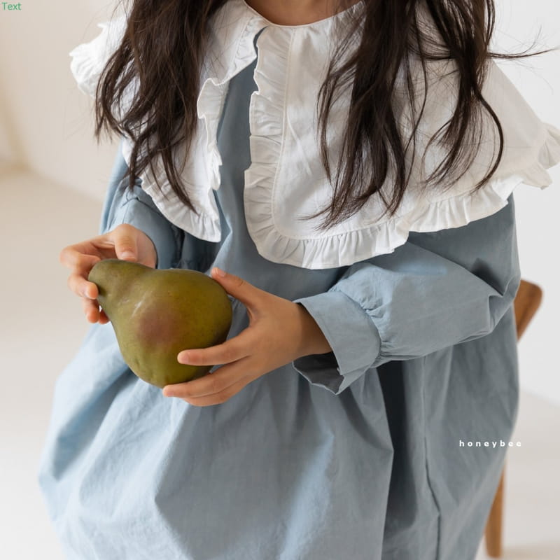 HONEYBEE - Korean Children Fashion - #Kfashion4kids - Big Collar One-piece - 4