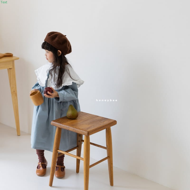 HONEYBEE - Korean Children Fashion - #Kfashion4kids - Big Collar One-piece - 6