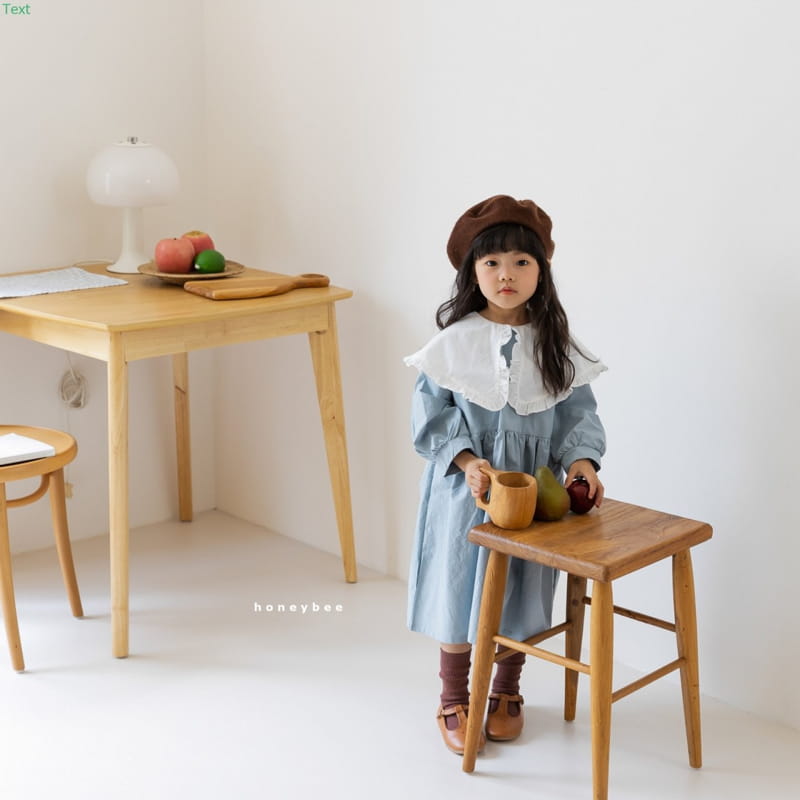 HONEYBEE - Korean Children Fashion - #Kfashion4kids - Big Collar One-piece - 7