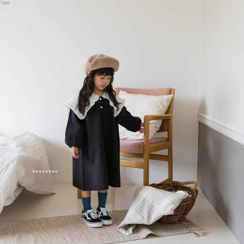 HONEYBEE - Korean Children Fashion - #Kfashion4kids - A Line One-piece - 2