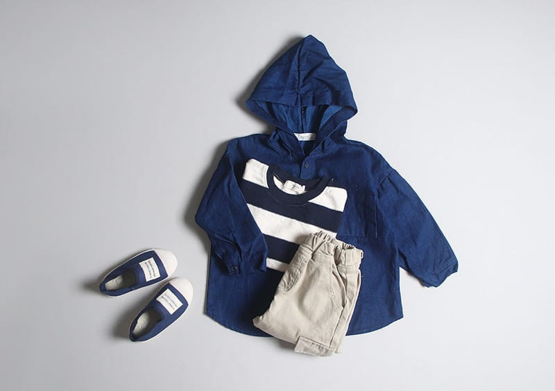 HYVAA - Korean Children Fashion - #Kfashion4kids - Simple Hoody Denim Shirt - 7