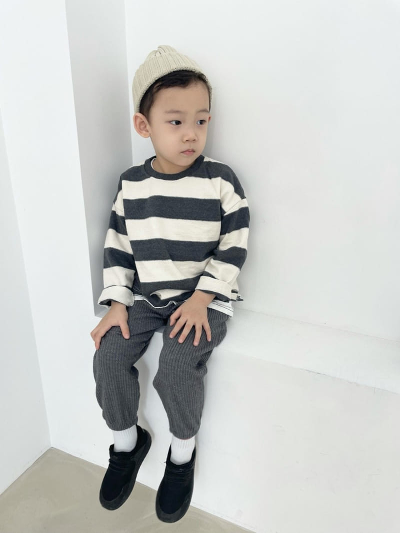 HYVAA - Korean Children Fashion - #Kfashion4kids - Slap Stripes Tee - 3